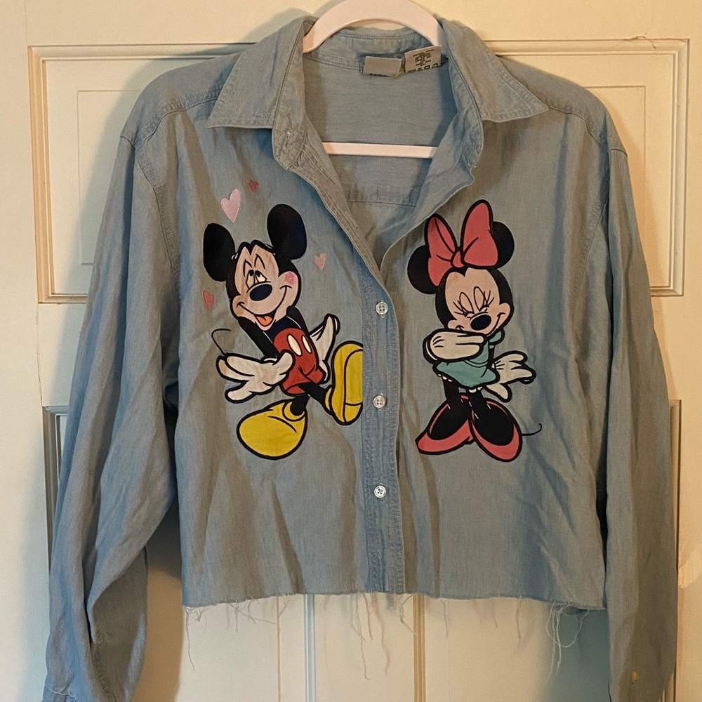 Vintage Disney Denim Crop